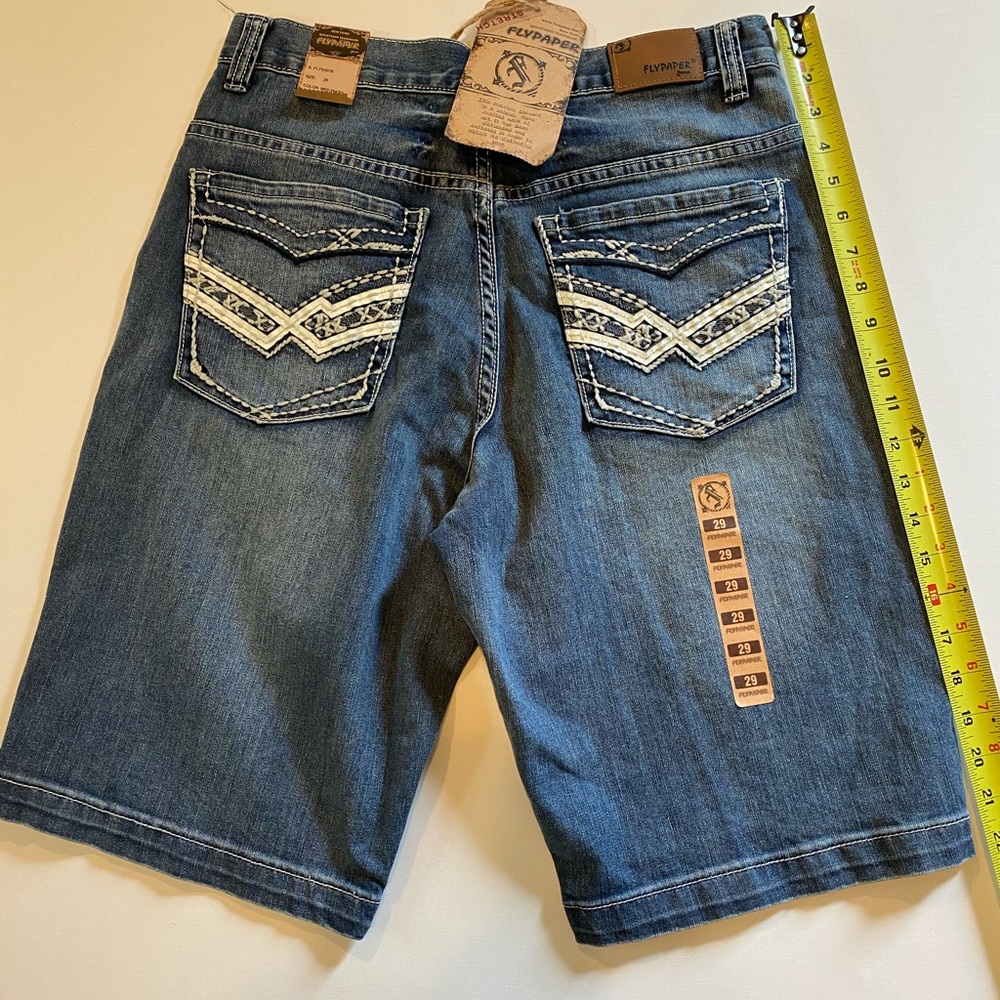 DENIM SHORTS - Picture 2 of 5